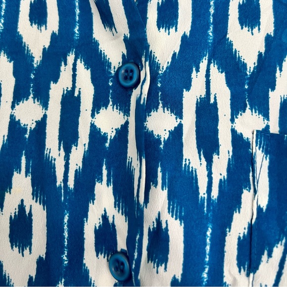 ANTHROOLOGIE Maeve Ikat Belted Shirt Dress - Picture 7 of 12